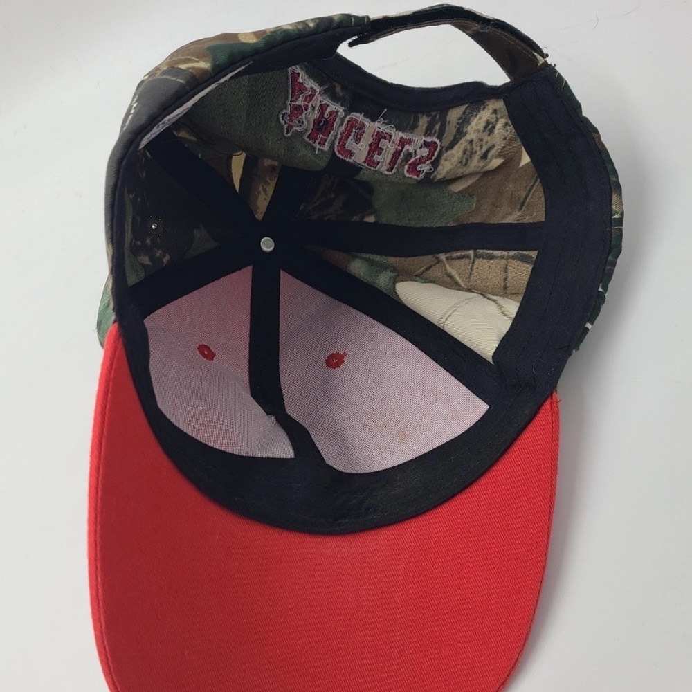 Mike Trout LA Angels 3D Plush Fish Camo Baseball Hat Red Adjustable Cap MLB 27 - Picture 7 of 7